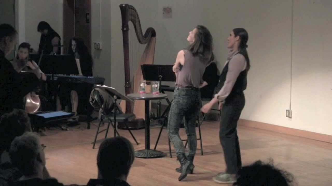 A scene from a video of POMEGRANATE, the opera (Workshop Performance, July 2017).